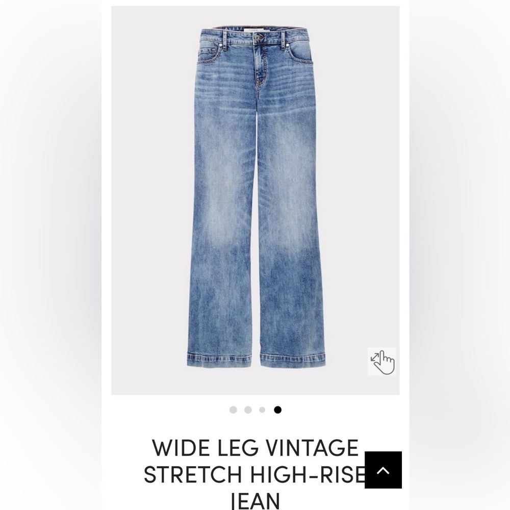 Torrid wide leg high rise vintage jeans